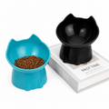 Elevated Tilted Cat Feeding Bowl – Anti-Spill Raised Pet Food & Water Dish