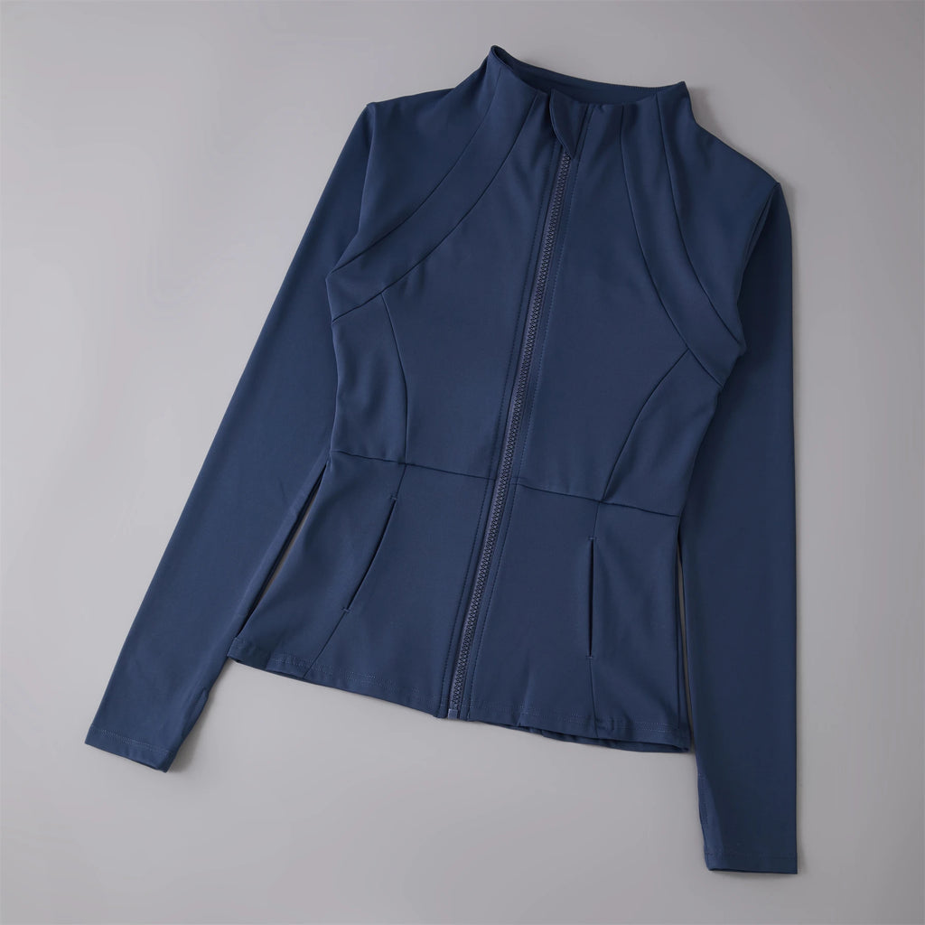 Beautiful and flexible blue active wear for every day activity. 