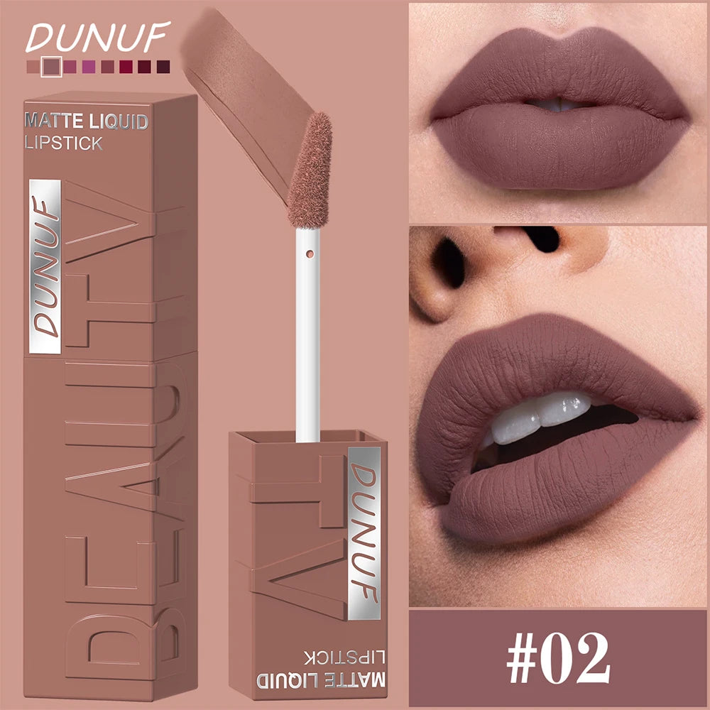 Matte Velvet Lipstick | Waterproof, Long-Lasting Lip Gloss – Non-Transfer & Non-Sticky