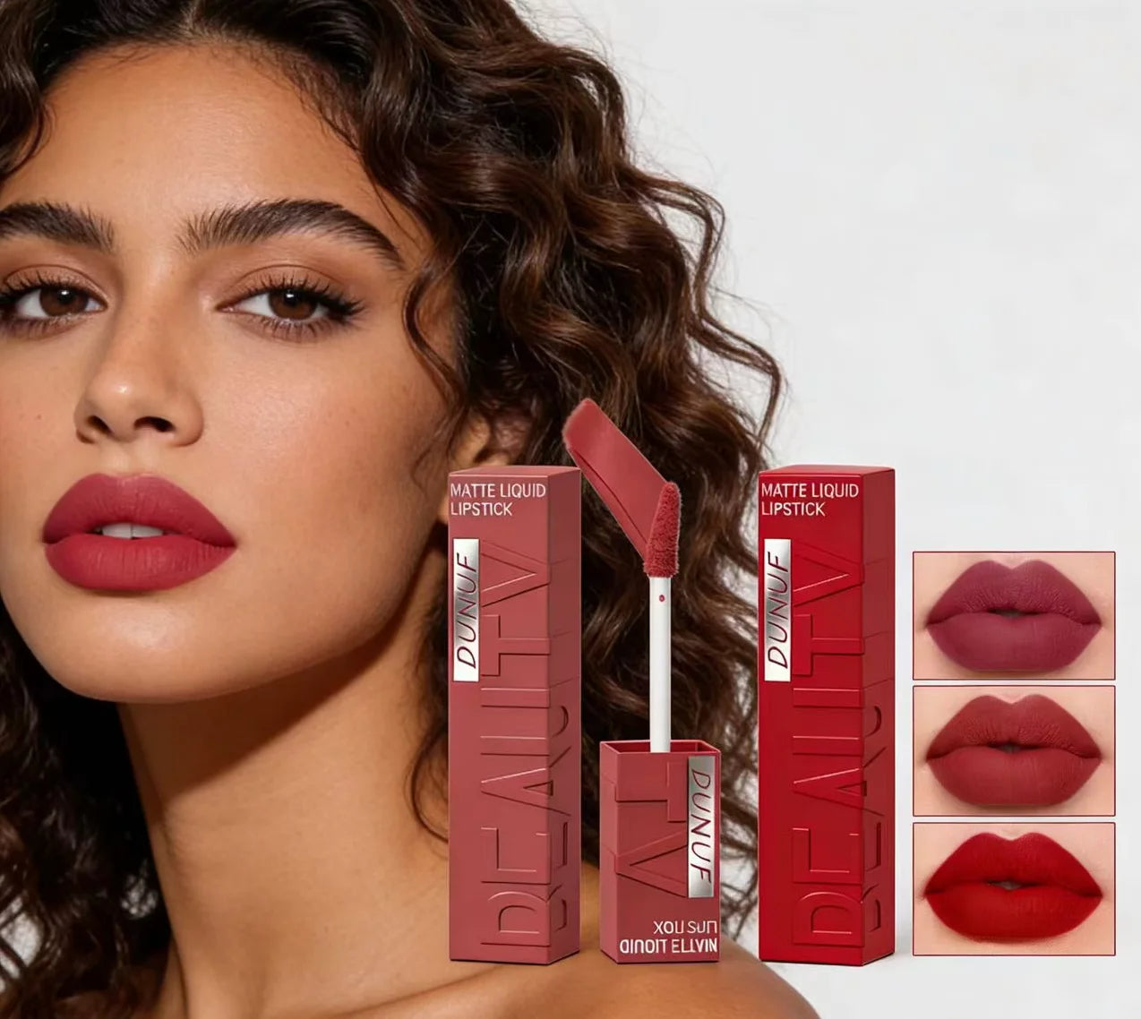 Matte Velvet Lipstick | Waterproof, Long-Lasting Lip Gloss – Non-Transfer & Non-Sticky