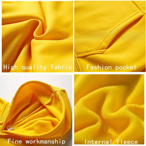 Yellow Soft everyday hoodie with a comfortable relaxed fit.
