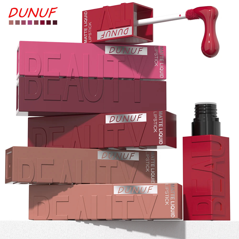Matte Velvet Lipstick | Waterproof, Long-Lasting Lip Gloss – Non-Transfer & Non-Sticky