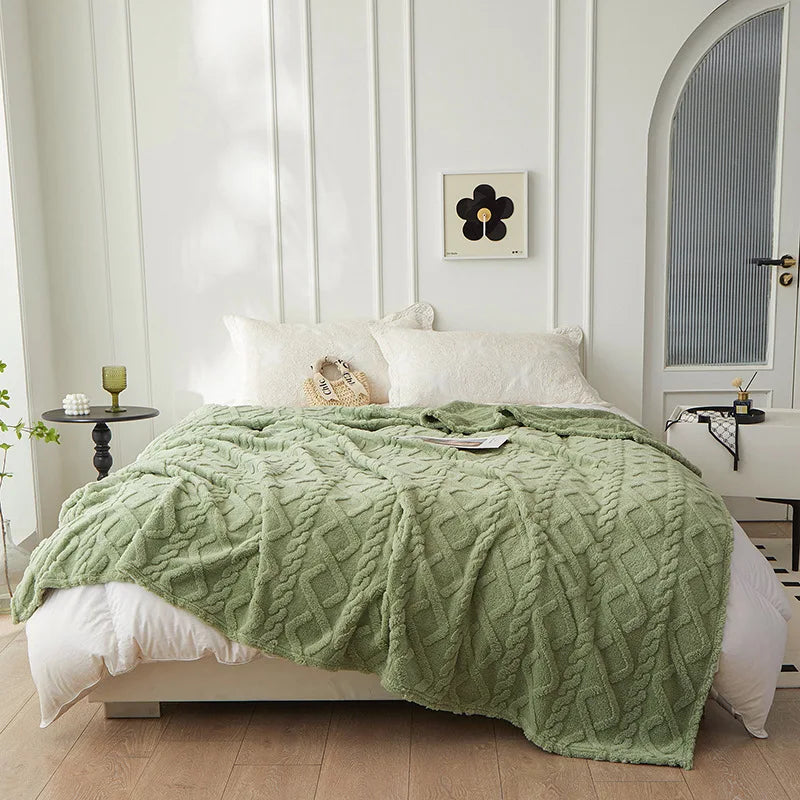 Luxury Dream Velvet Throw Blanket – Ultra Soft Double-Sided Cozy Blanket