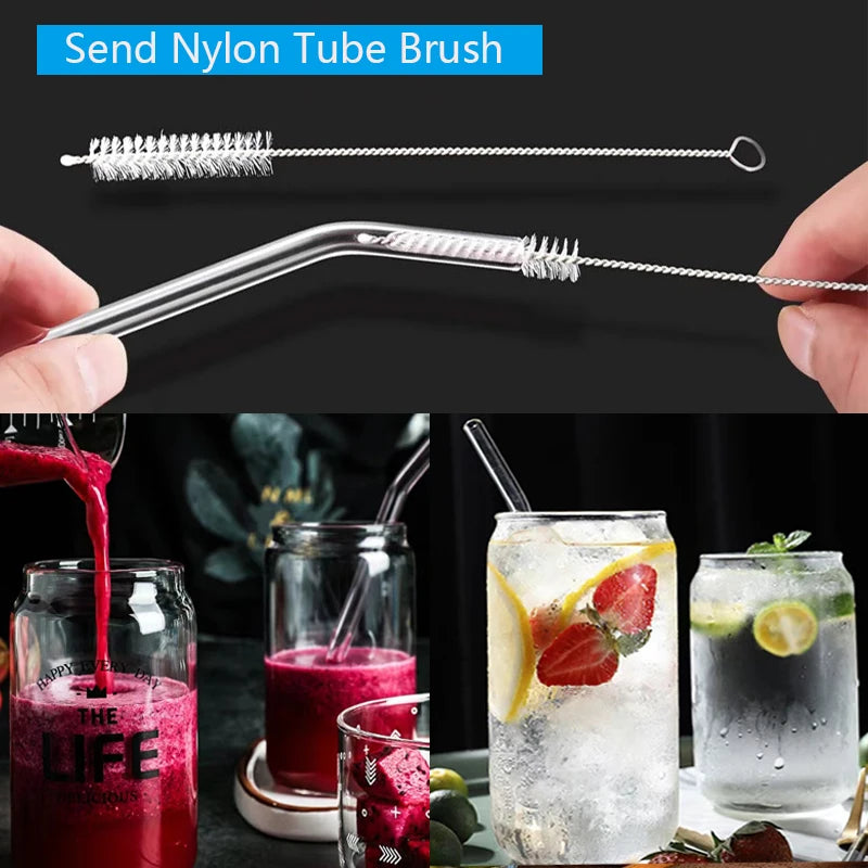 Sustainable glass drinkware accessories
