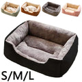 Soft plush pet bed for cats
