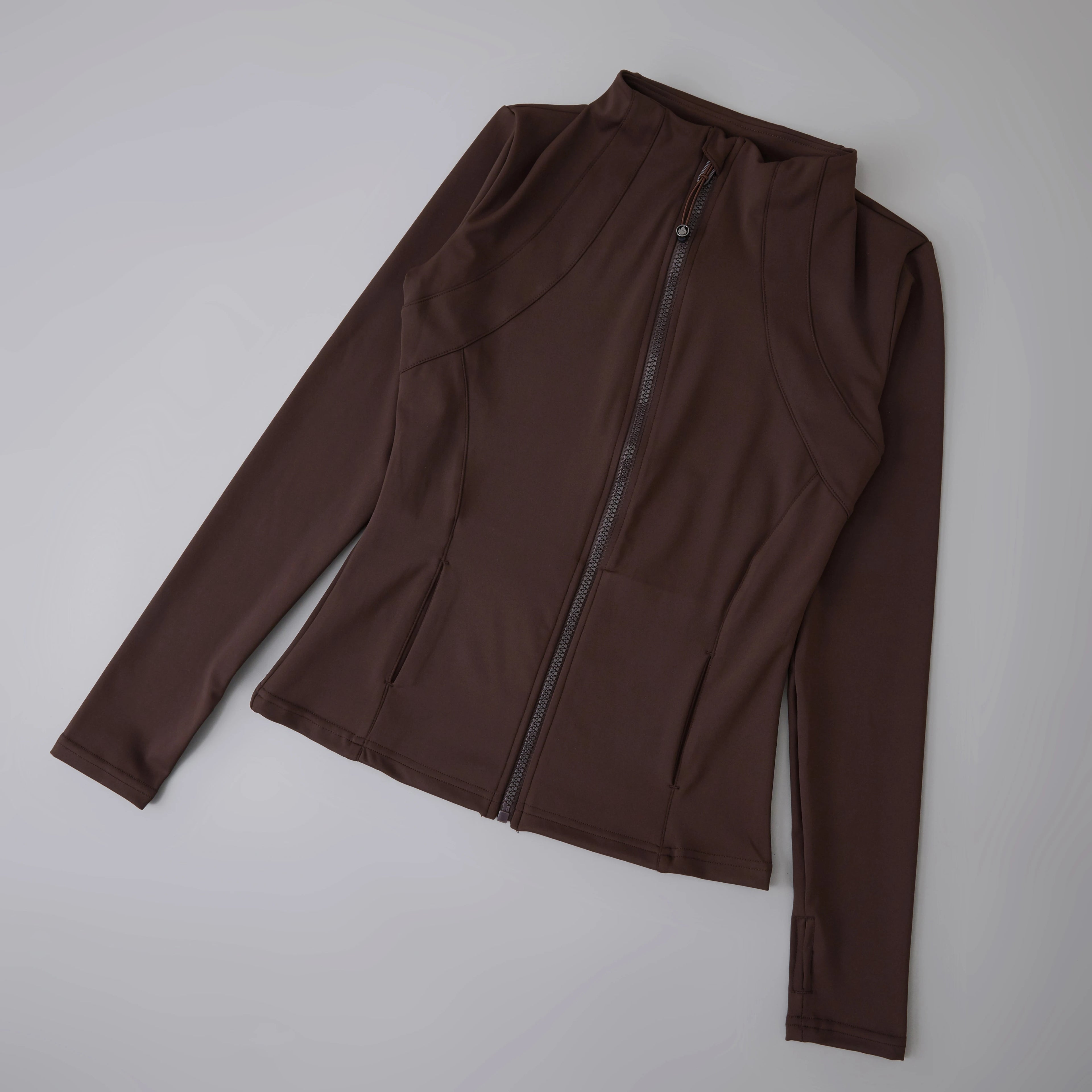 Brown active wear  jacket for sport, running etc. 