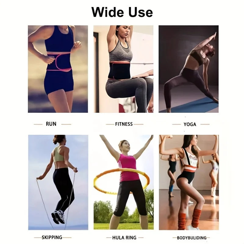 Sports Sweat Waist Trimmer Belt – Sauna Slimming & Back Support