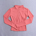 Pink zip-up jacket for sport gym etc. 