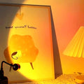 Sunset Glow LED Projection Lamp - USB Ambient Room Light for Bedroom & Home Decor