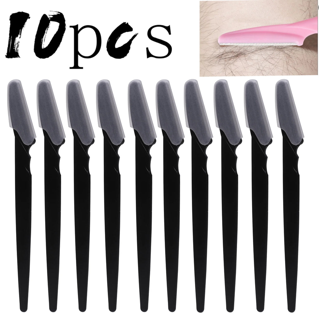 Precision Eyebrow & Facial Razors – 5/10/30/40 Pack for Smooth Hair Removal