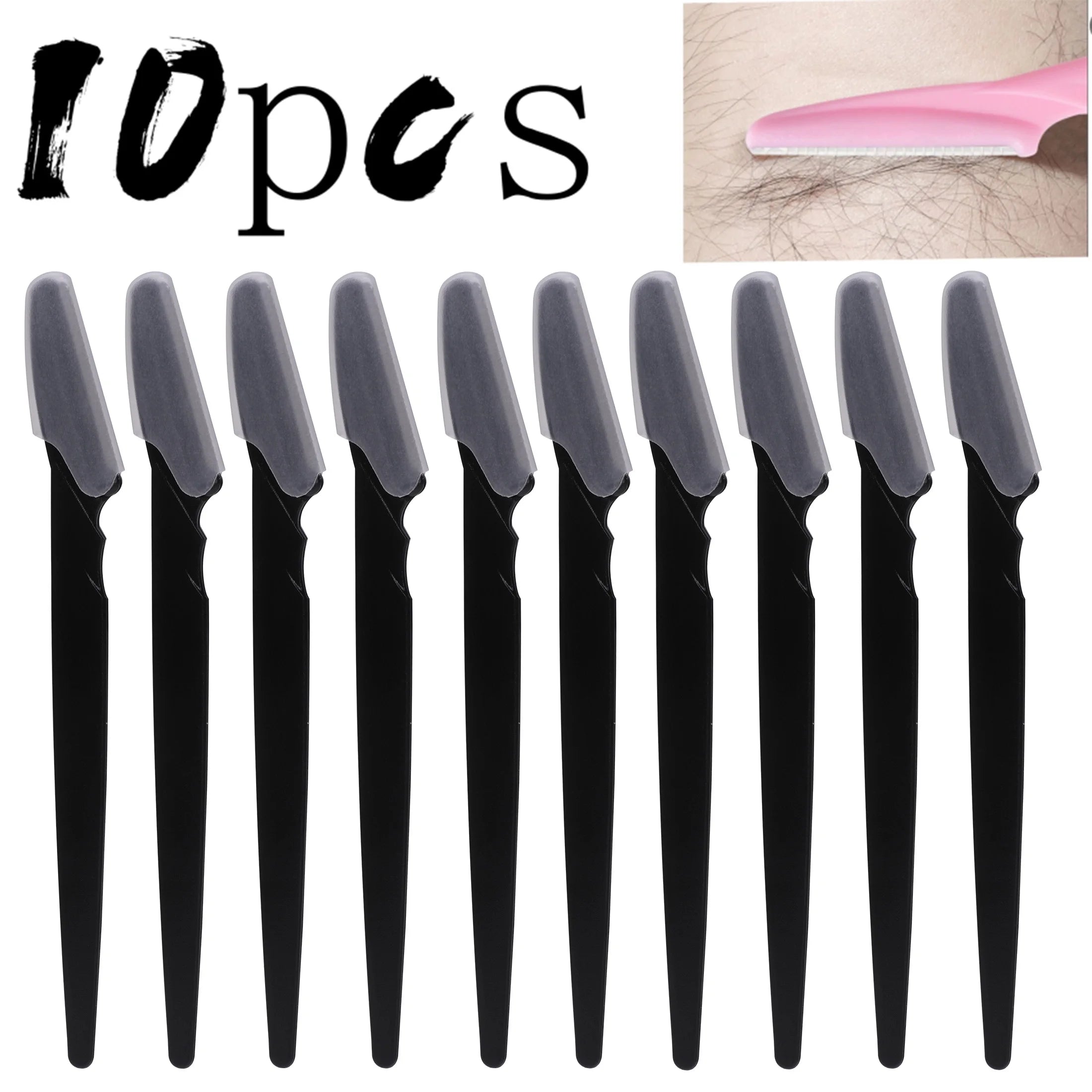 Precision Eyebrow & Facial Razors – 5/10/30/40 Pack for Smooth Hair Removal