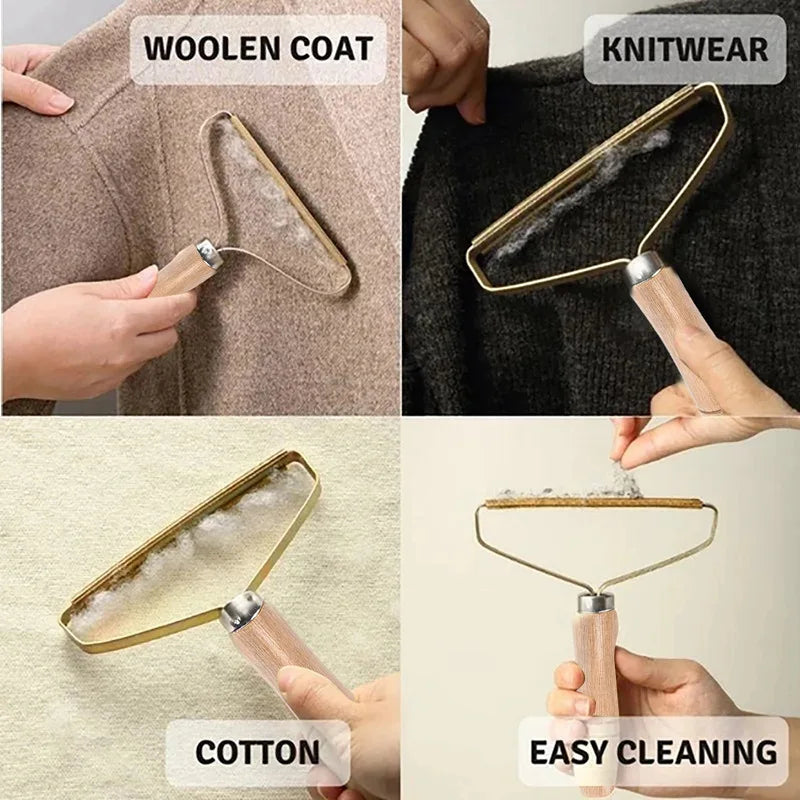 Portable Pet Hair & Lint Remover Brush – Reusable Manual Fabric Cleaner for Clothes, Sofas & Carpets