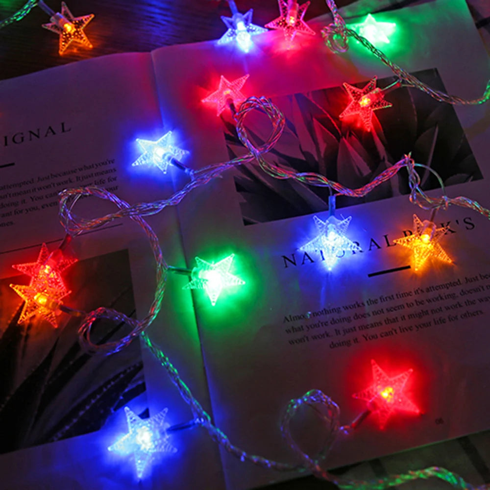 Decorative warm white lights for parties.
