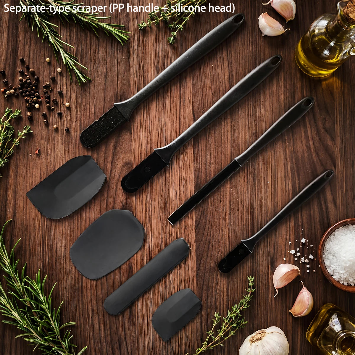 Food-grade silicone cooking tool set
