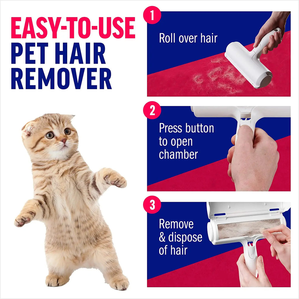 Portable fur remover for furniture and clothing
