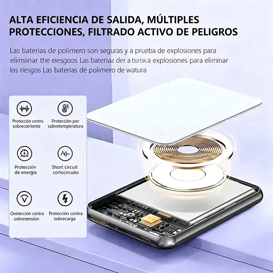 Magnetic Wireless Power Bank — Fast Charging Portable Charger | Up to 50,000mAh