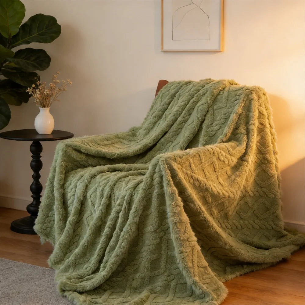 Luxury Dream Velvet Throw Blanket – Ultra Soft Double-Sided Cozy Blanket