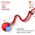 Rechargeable rolling cat ball
