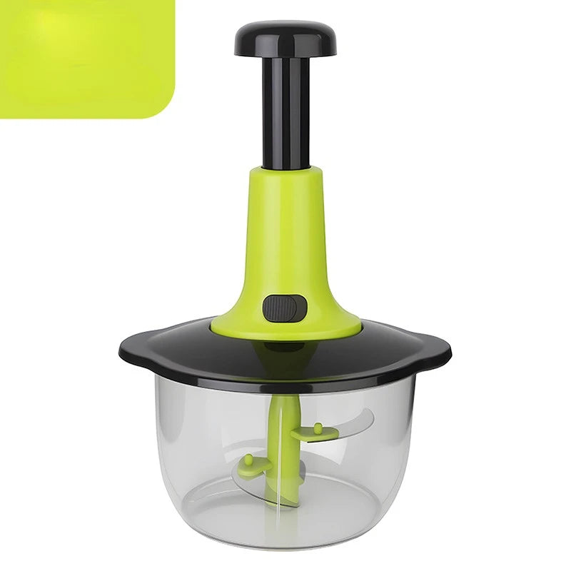 Multi function vegetable and fruit chopper with stainless steel blades