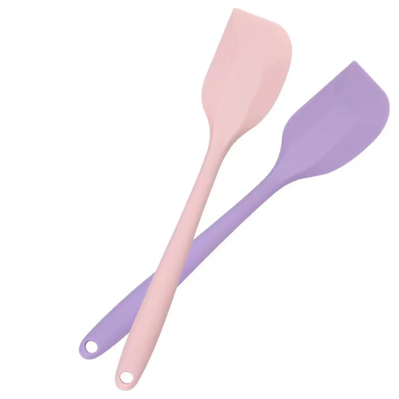 Heat-resistant silicone kitchen spatulas
