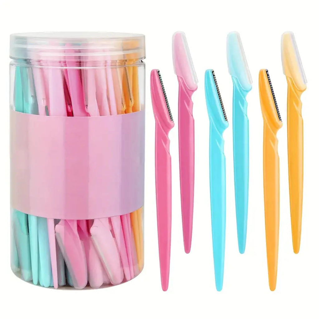 Precision Eyebrow & Facial Razors – 5/10/30/40 Pack for Smooth Hair Removal