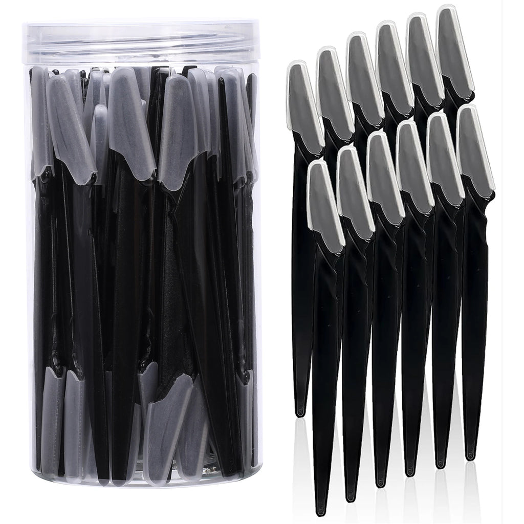 Precision Eyebrow & Facial Razors – 5/10/30/40 Pack for Smooth Hair Removal