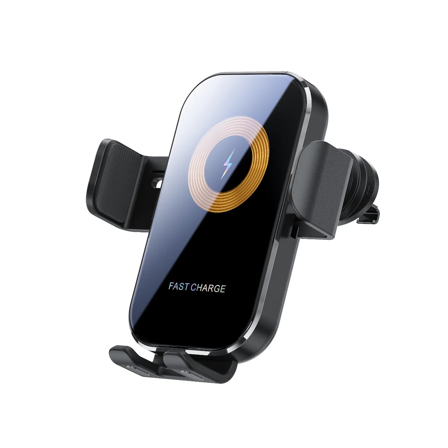 Secure wireless charging phone cradle
