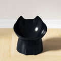 Raised anti-spill cat bowl
