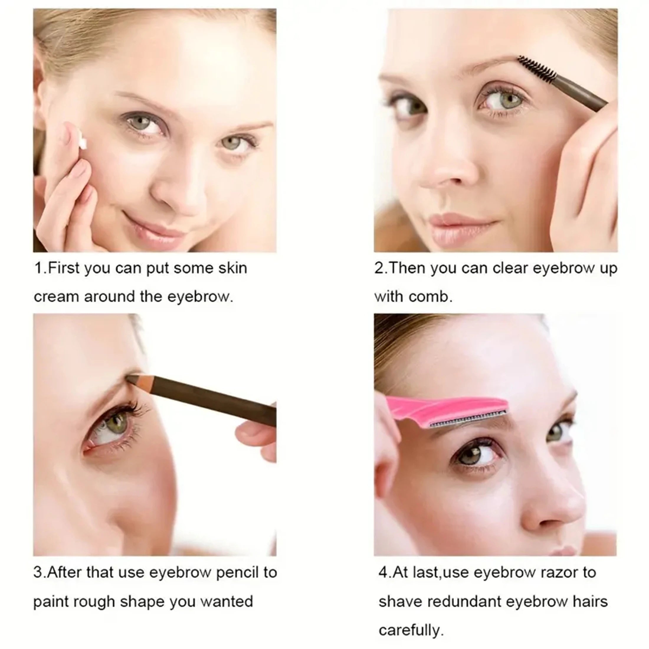 Precision Eyebrow & Facial Razors – 5/10/30/40 Pack for Smooth Hair Removal