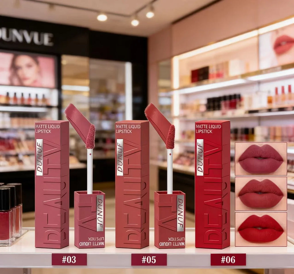 Matte Velvet Lipstick | Waterproof, Long-Lasting Lip Gloss – Non-Transfer & Non-Sticky