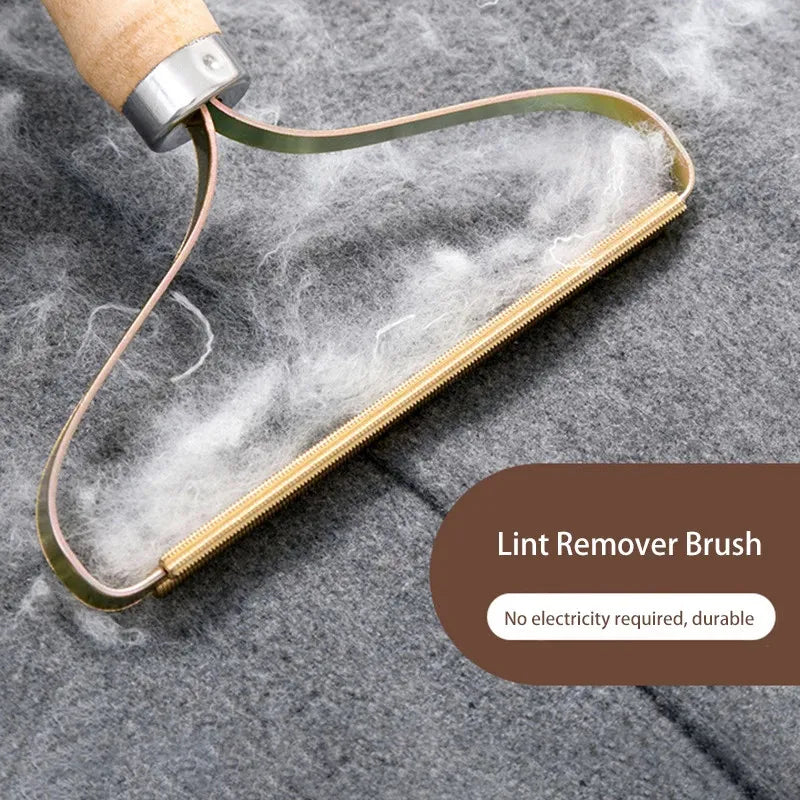 Portable Pet Hair & Lint Remover Brush – Reusable Manual Fabric Cleaner for Clothes, Sofas & Carpets